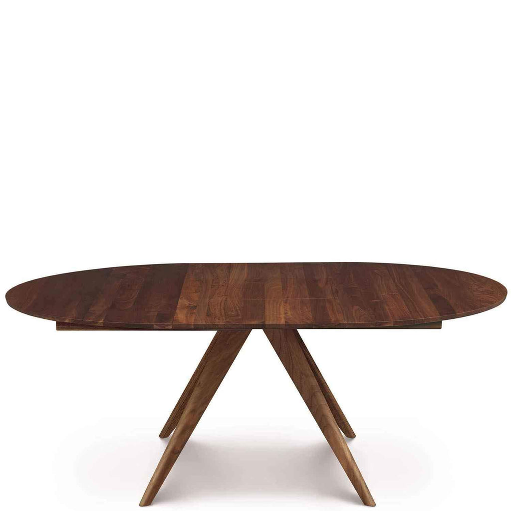 Catalina 48" Round Extension Dining Table in Natural Walnut by Copeland