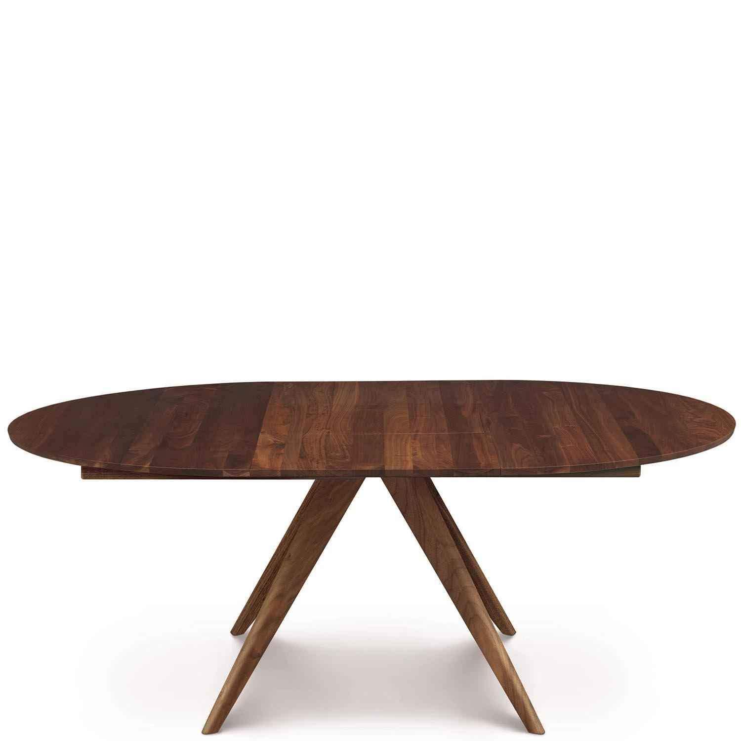 Catalina 48" Round Extension Dining Table in Natural Walnut by Copeland