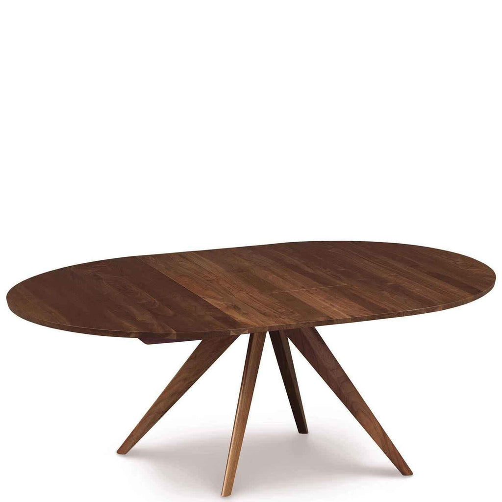 Catalina 48" Round Extension Dining Table in Natural Walnut by Copeland