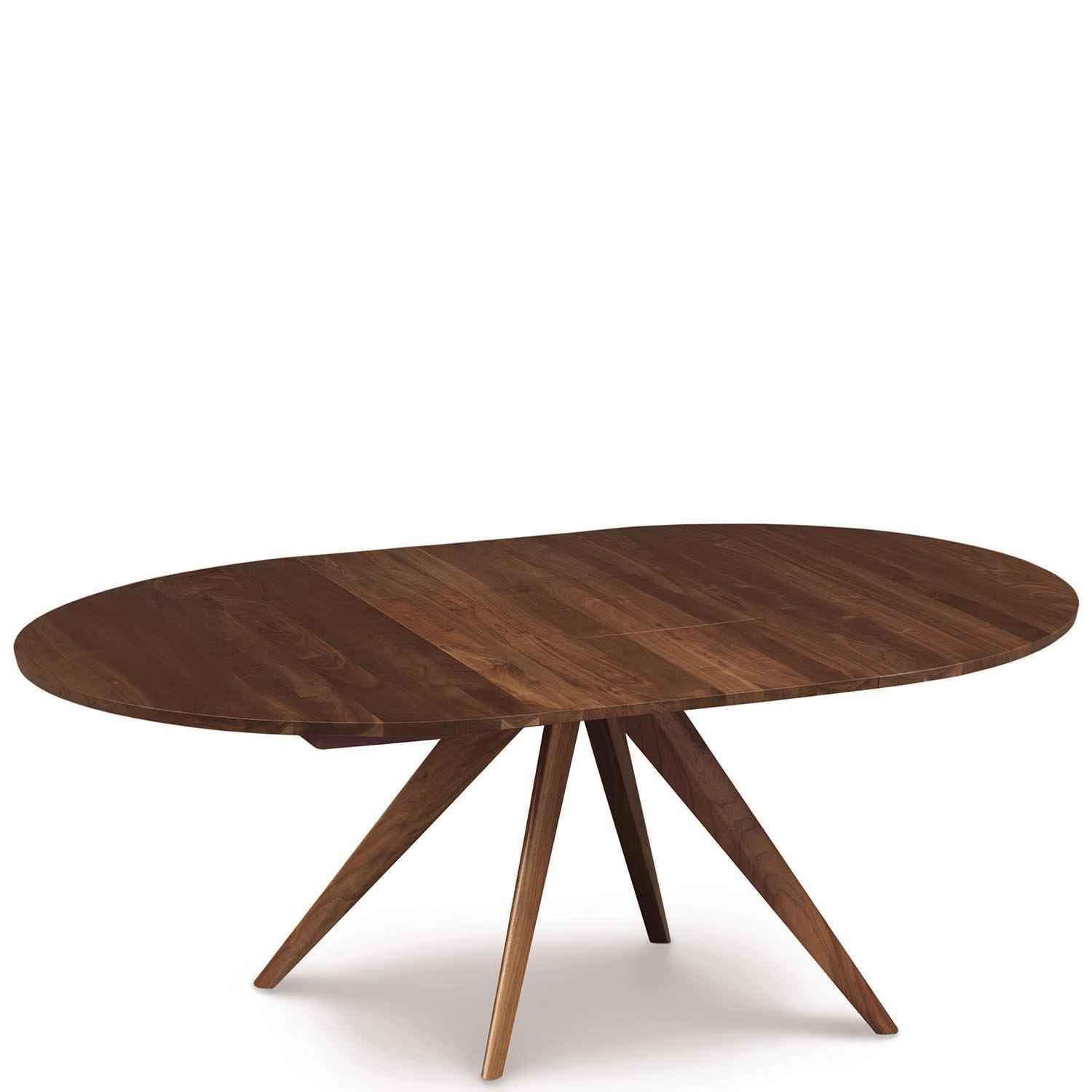 Catalina 48" Round Extension Dining Table in Natural Walnut by Copeland