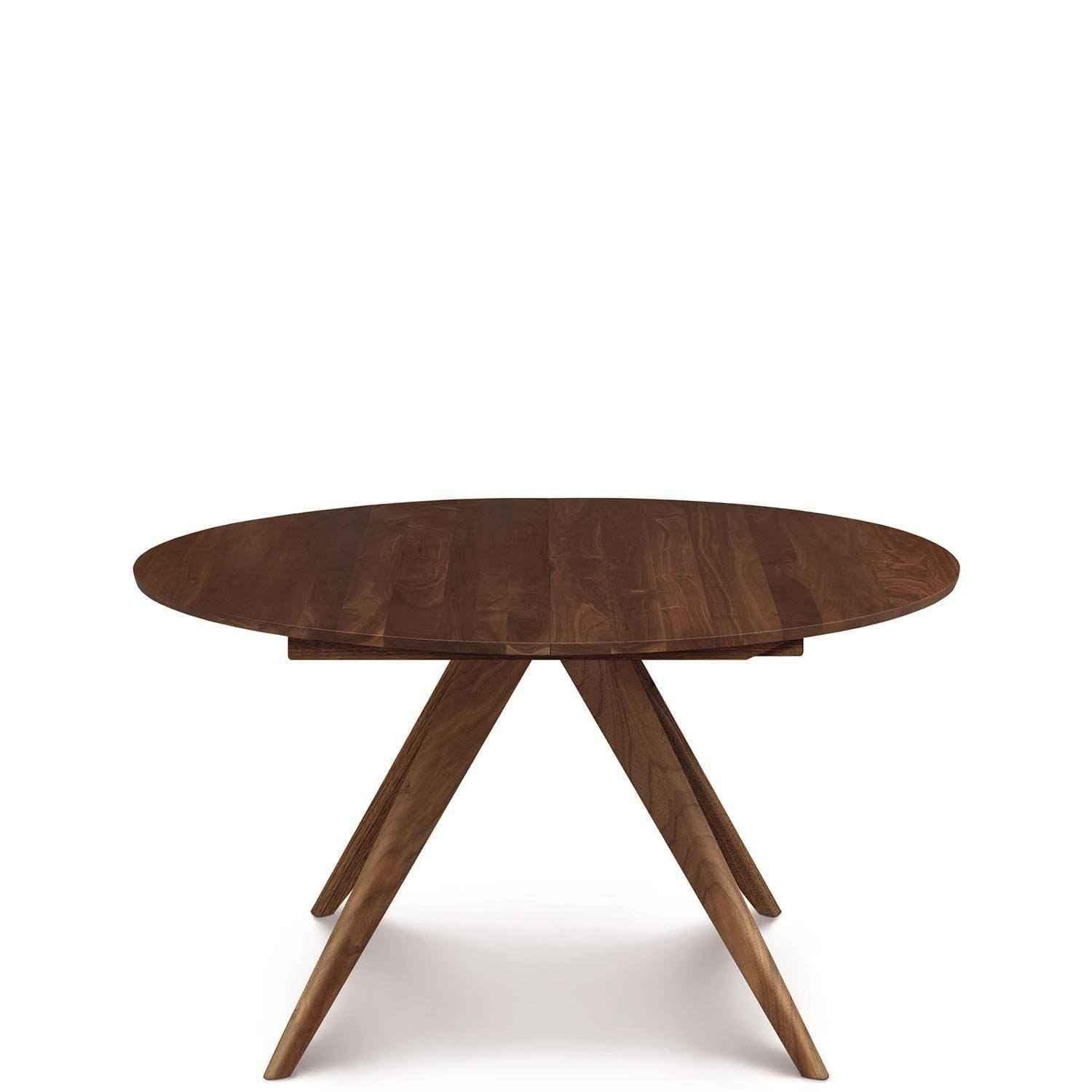 Catalina 48" Round Extension Dining Table in Natural Walnut by Copeland