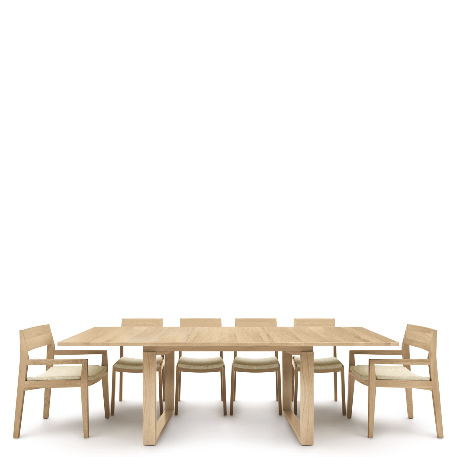 Iso Extension Table in Natural Oak by Copeland