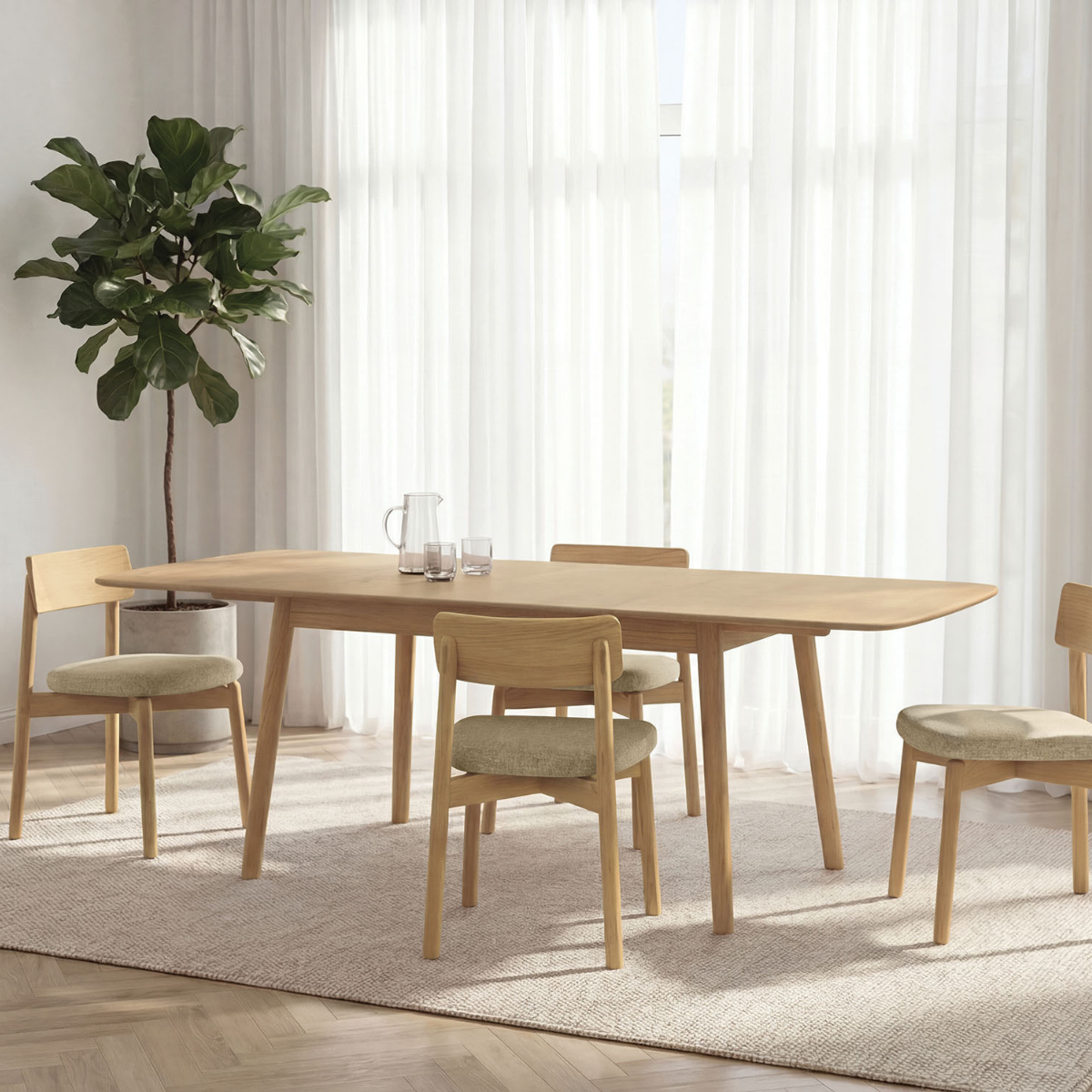 Baton Extension Dining Table