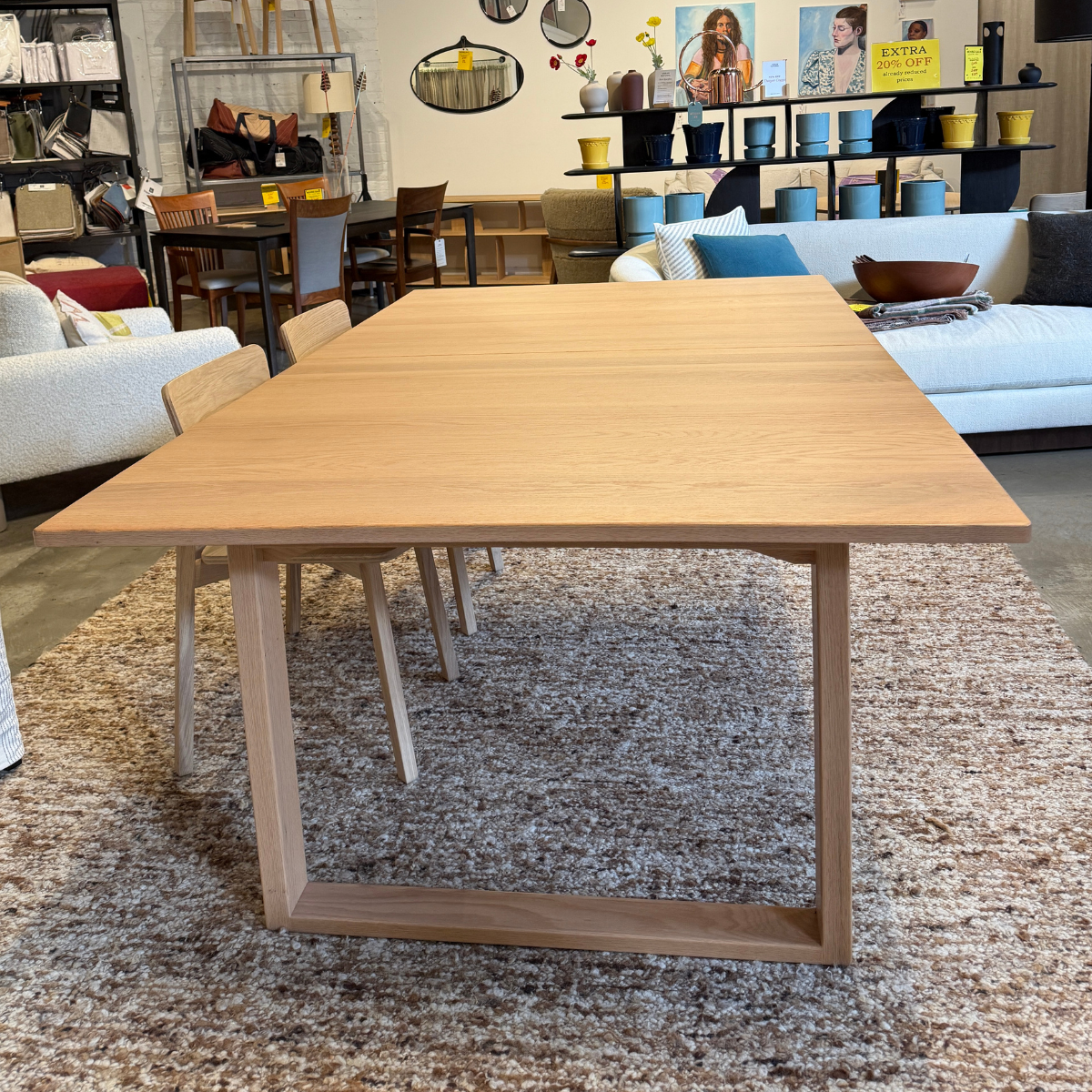 Iso Extension Table in Natural Oak by Copeland