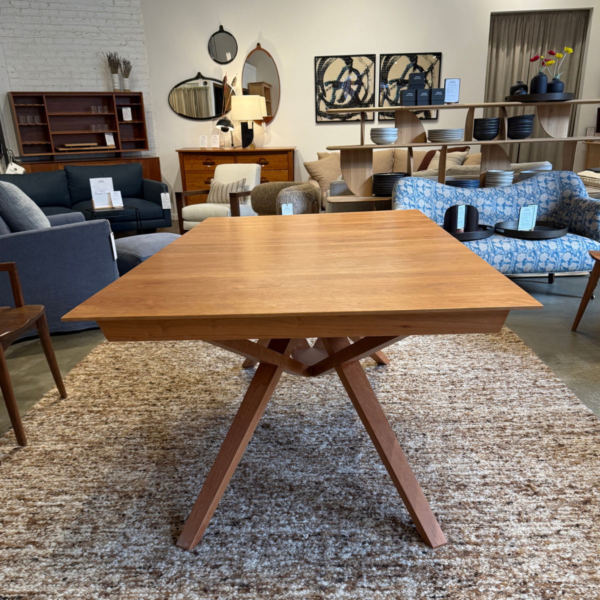 Exeter Double Leaf Extension Table in Natural Cherry by Copeland