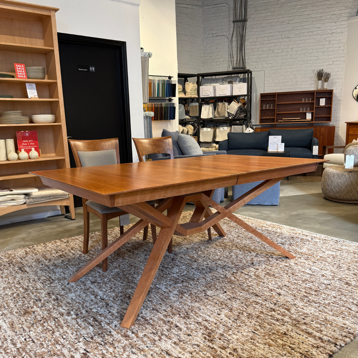 Exeter Double Leaf Extension Table in Natural Cherry by Copeland