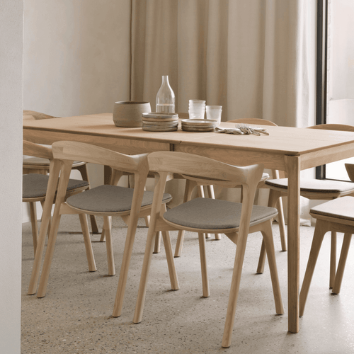 Bok Extension Dining Table (71") in Varnished Oak