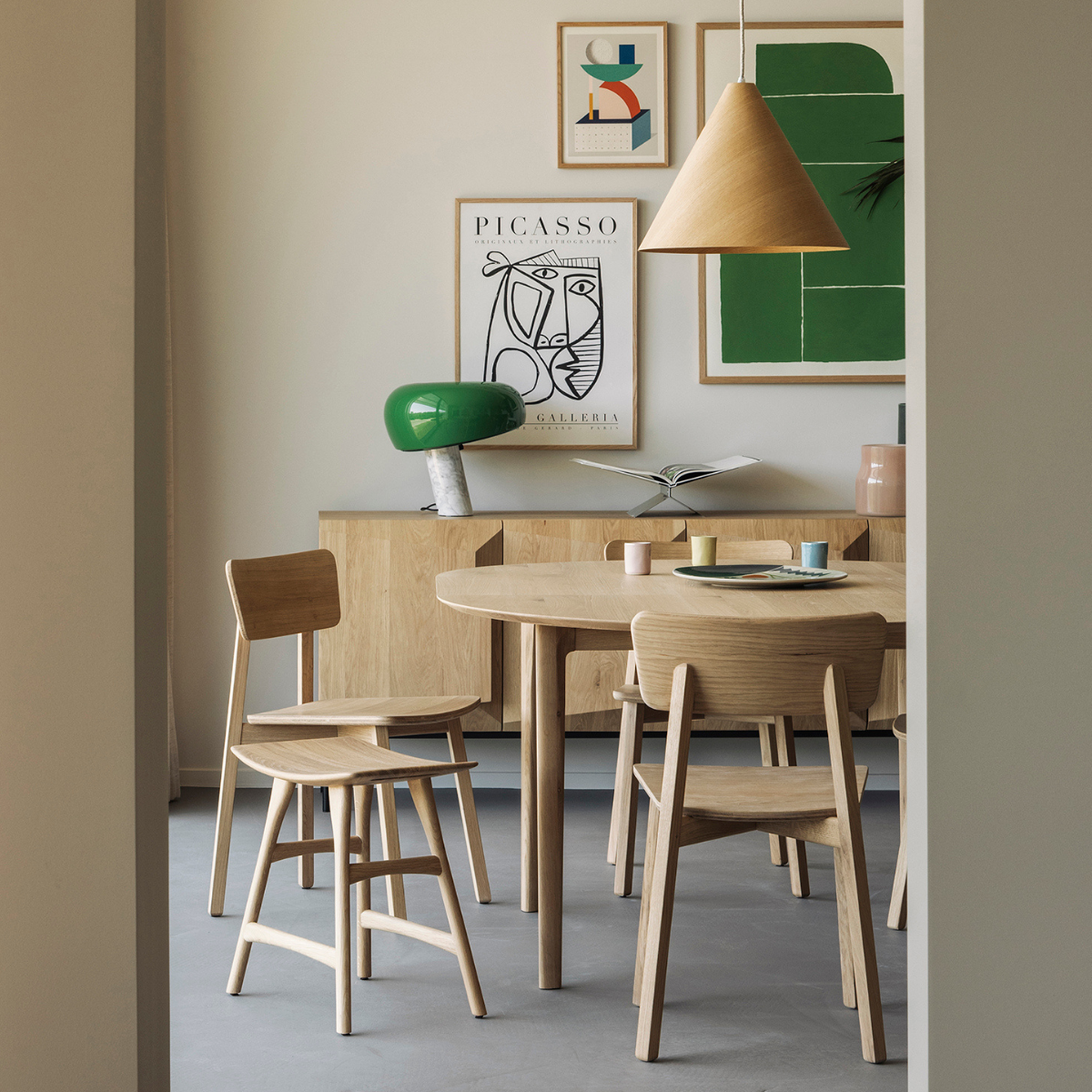 Bok Round Extension Dining Table