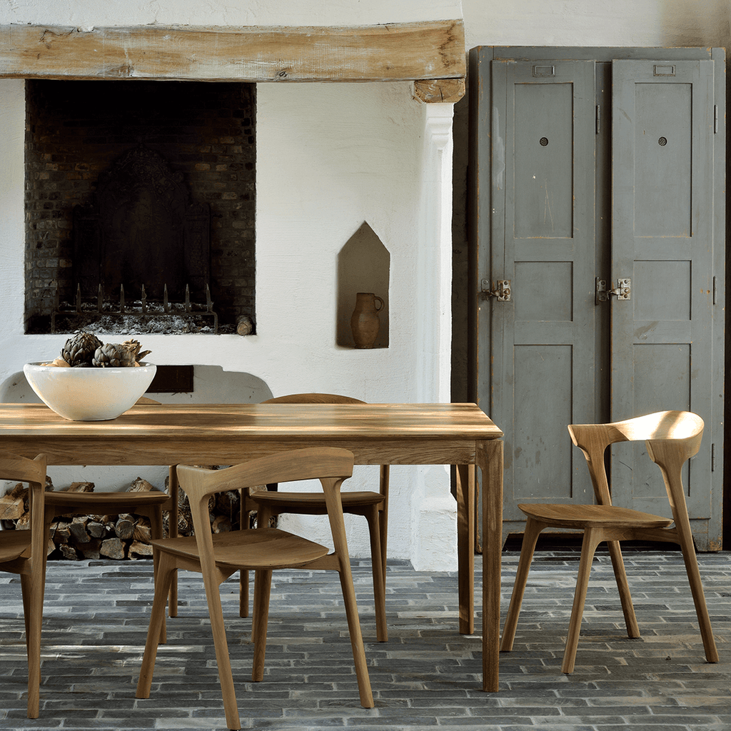 Bok Extension Dining Table (71") in Oiled Oak